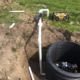 plumbing pit outside